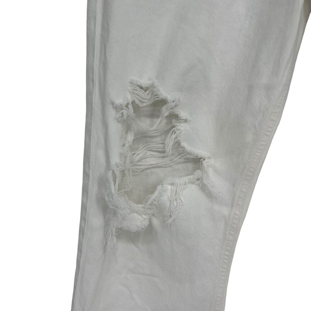 AGOLDE 90's Mid‎ Rise Loose Fit Jeans Distressed Varnish White 29 - Picture 8 of 14
